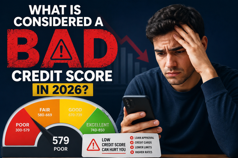 What Is Considered a Bad Credit Score in 2026?